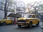 Die Harish-Mukherjee Straße in Kalkutta